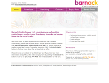 Tablet Screenshot of barnackconfectionery.com